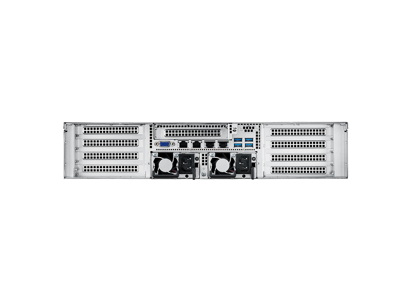 Performance Level - GPU Server Rückansicht Performance Level - GPU Server Rückansicht